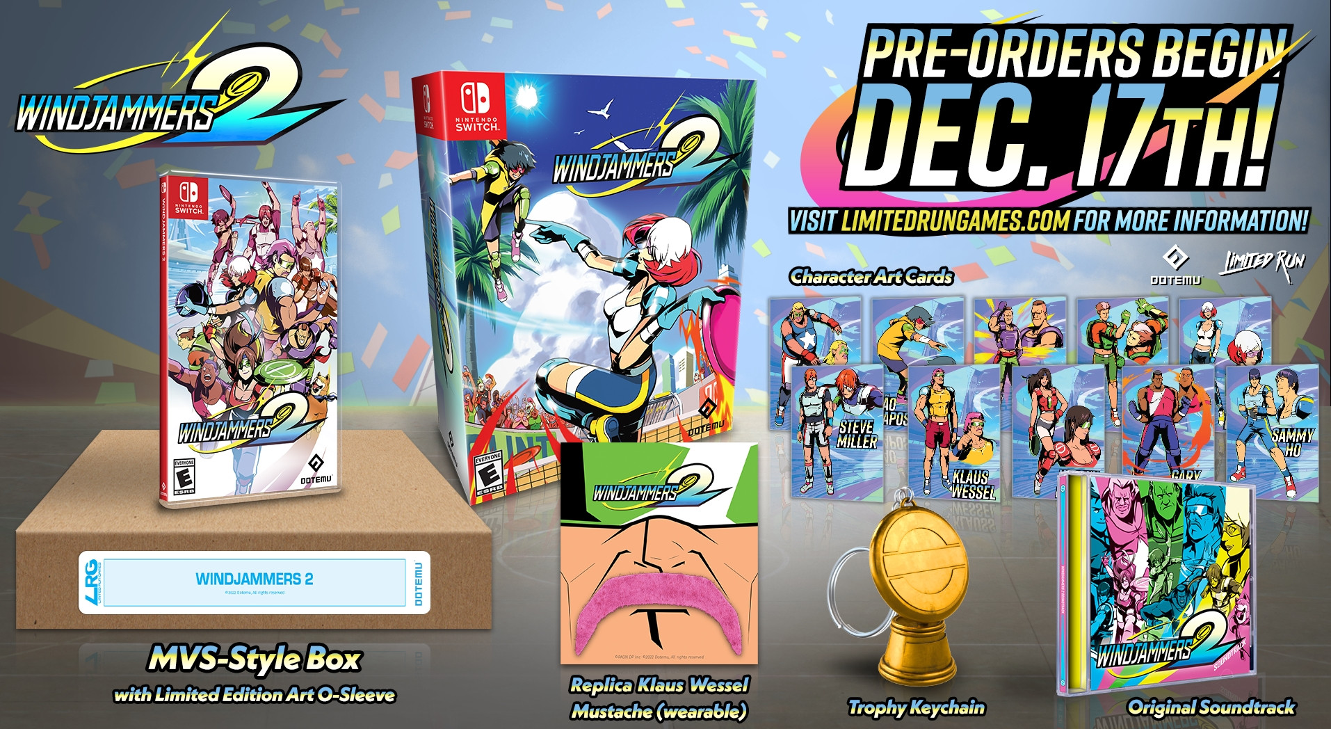 Windjammers 2 Collector's Edition (Limited Run Games) afbeelding