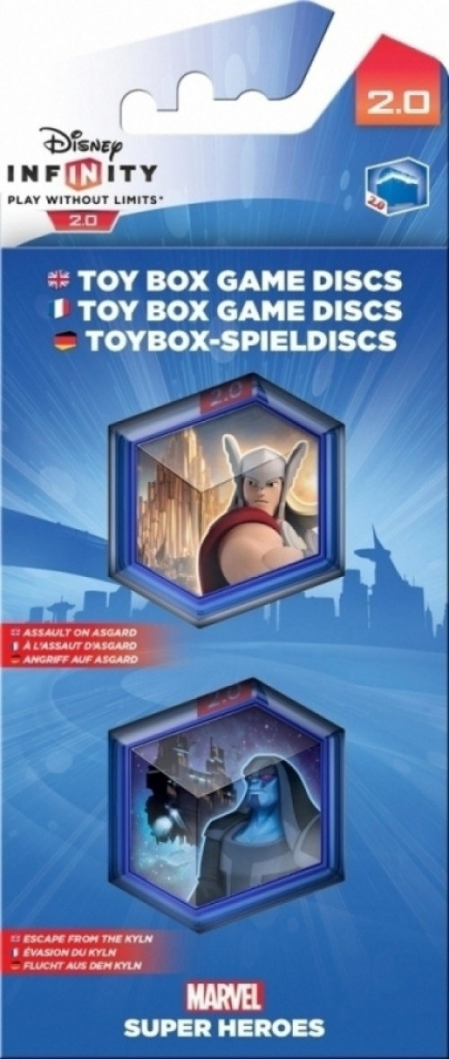 Image of Disney Infinity 2.0 Toy Box Game Discs Marvel
