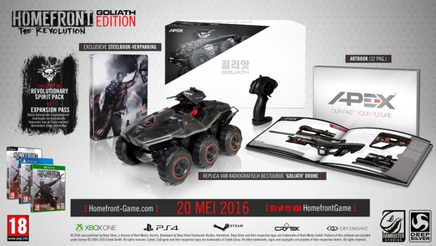Image of Homefront the Revolution Goliath Edition