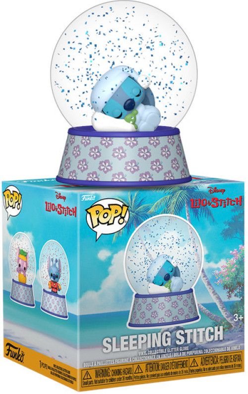 Funko Disney Lilo & Stitch  Mini Vinyl Snow Globes Figure - Sleeping Stitch