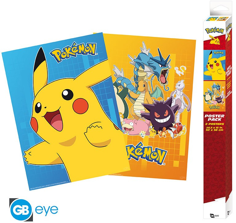 Pokémon Poster Pack - Colourful Characters afbeelding