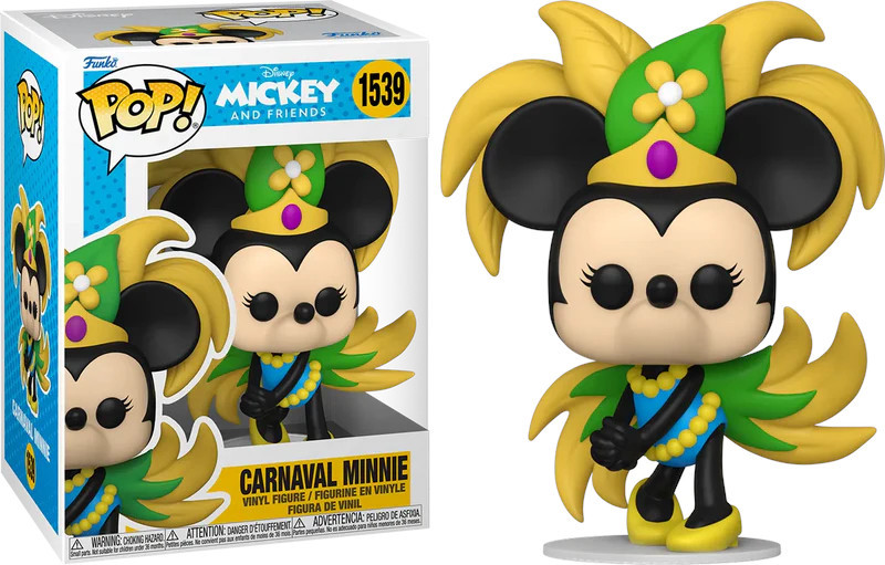 Disney Mickey and Friends Funko Pop Vinyl: Carnaval Minnie afbeelding