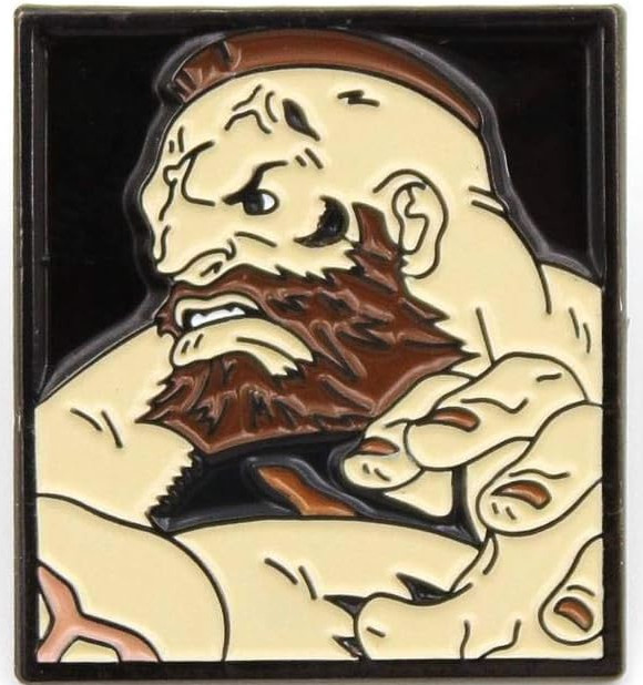 Street Fighter Pin Badge: Zangief afbeelding