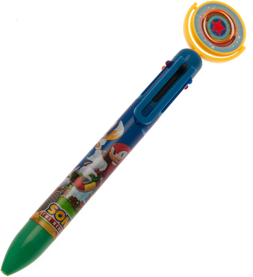 SONIC THE HEDGEHOG MULTI COLOUR PEN