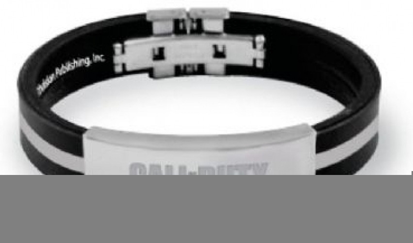 Image of Call of Duty Advanced Warfare Rubber Bracelet with Metal Buckle