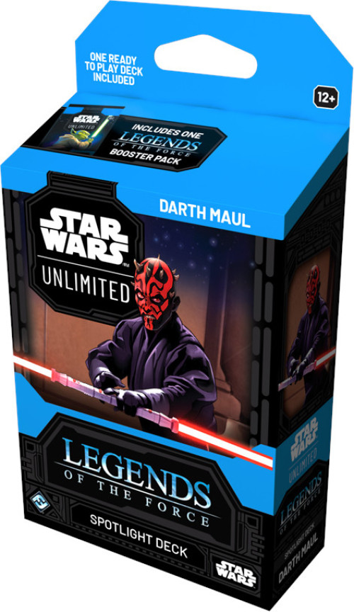 Star Wars Unlimited TCG Legends of the Force Darth Maul Spotlight Deck