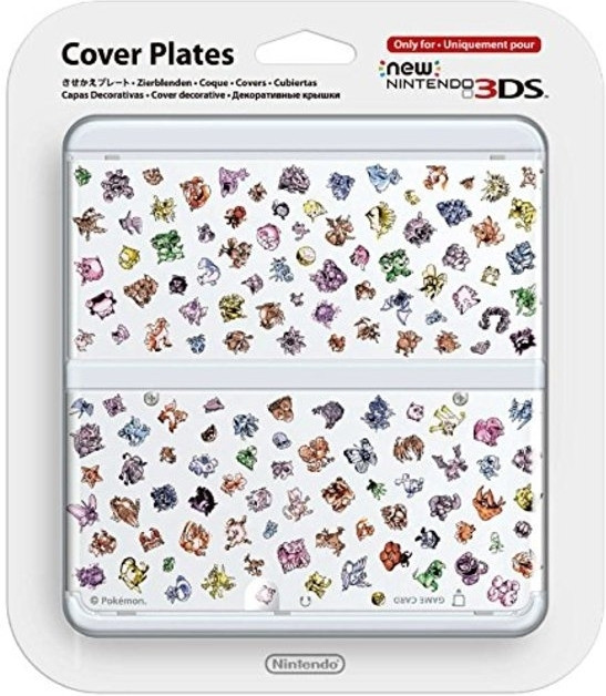 Image of Cover Plate NEW Nintendo 3DS - Pokemon (Retro)