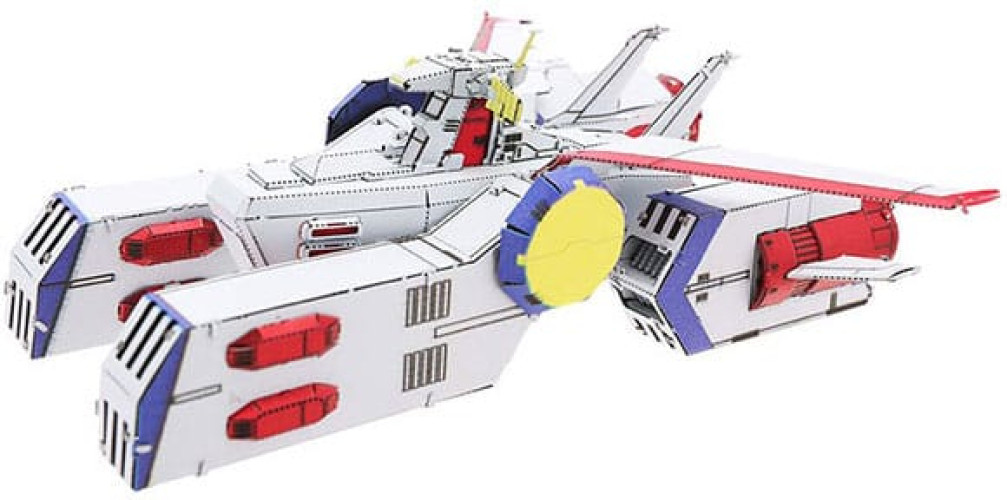 Mobile Suit Gundam Metallic Nano Puzzle Model Kit - White Base afbeelding