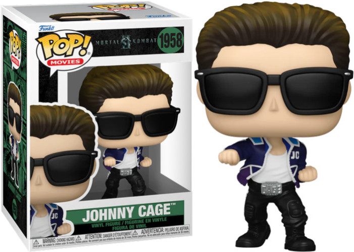 Mortal Kombat II Funko Pop Vinyl: Johnny Cage afbeelding