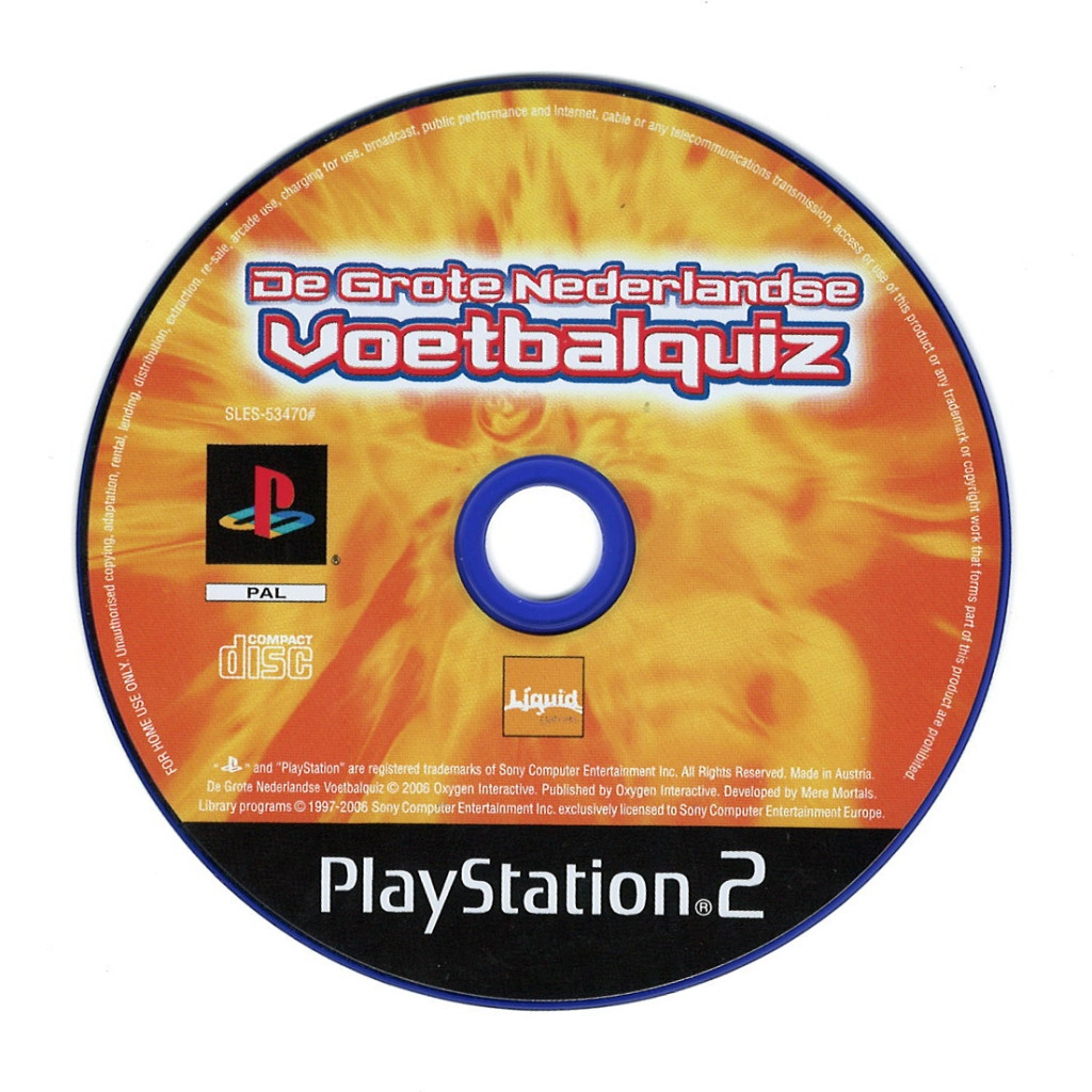 De Grote Nederlandse Voetbalquiz (losse disc)