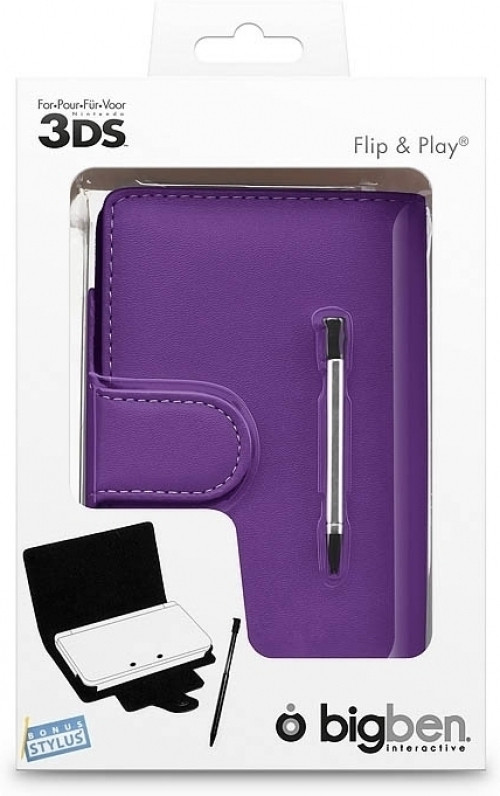 Big Ben Flip and Play Case 3DSFLIPNPLAY (Paars)