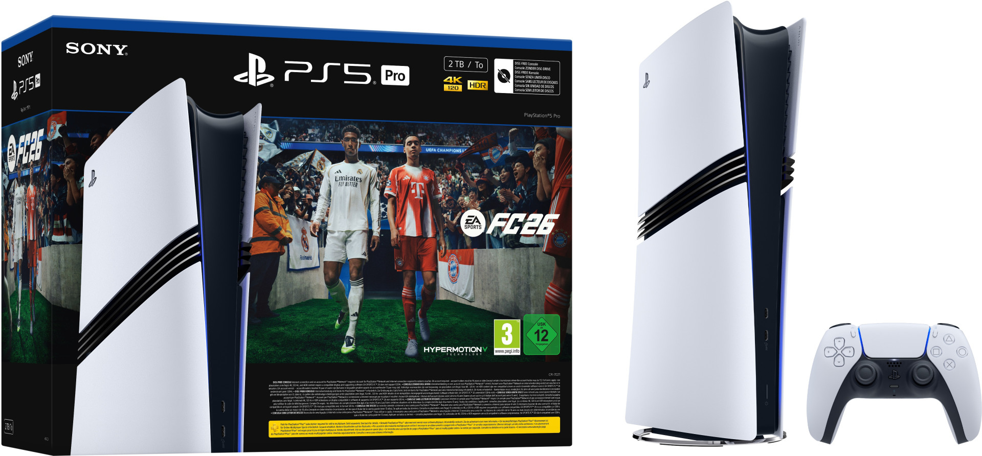 Sony Computer Entertainment Playstation 5 Pro + EA Sports FC26 Bundle