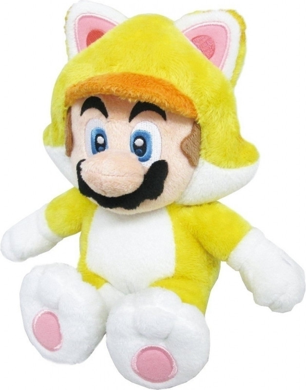 Super Mario Pluche - Cat Mario (25 cm)