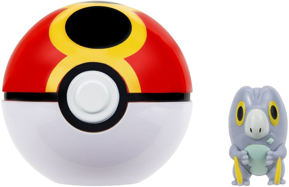 Pokemon Figure - Frigibax + Repeat Ball (Clip 'n' Go)