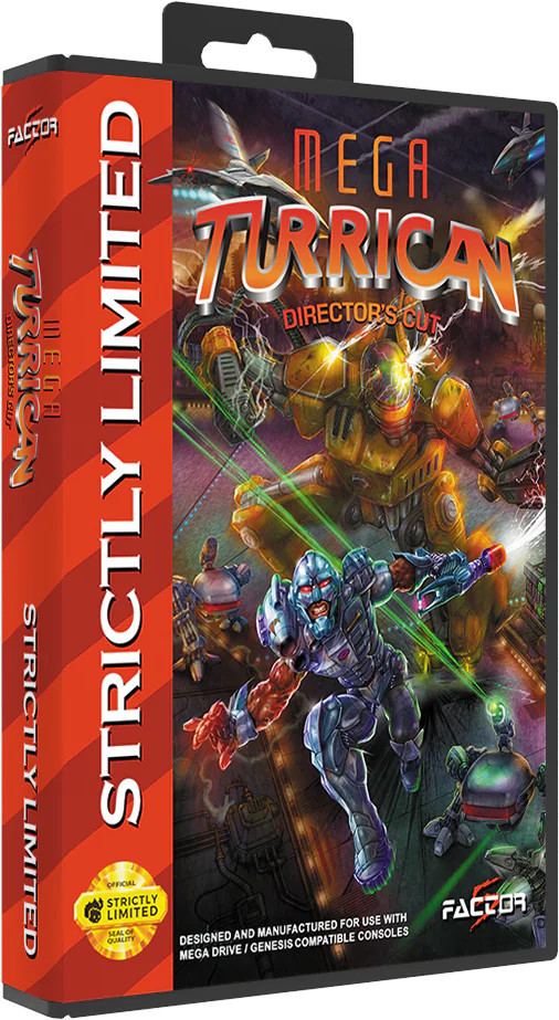 Mega Turrican Director's Cut (Genesis box)(Strictly Limited Games)