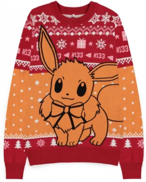 Pokémon - Eevee Kerst Trui - Large