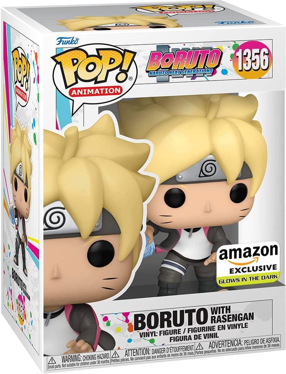 Boruto Funko Pop Vinyl: Boruto with Rasengan (Amazon Exclusive)(Glows in the Dark) afbeelding