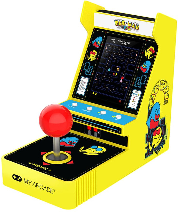 Portable Retro Arcade Joystick Player - Pac-Man afbeelding