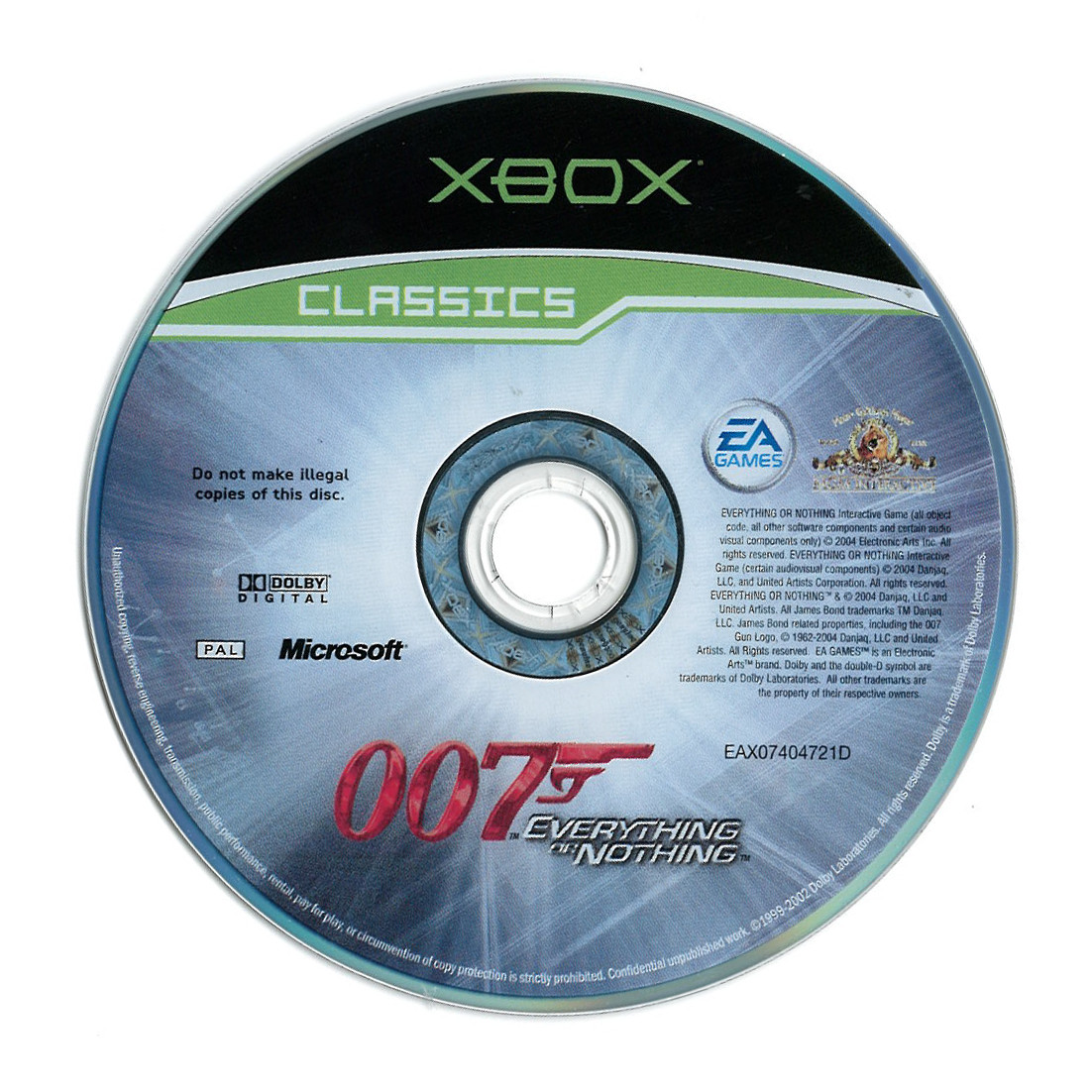 James Bond 007 Everything or Nothing (losse disc)