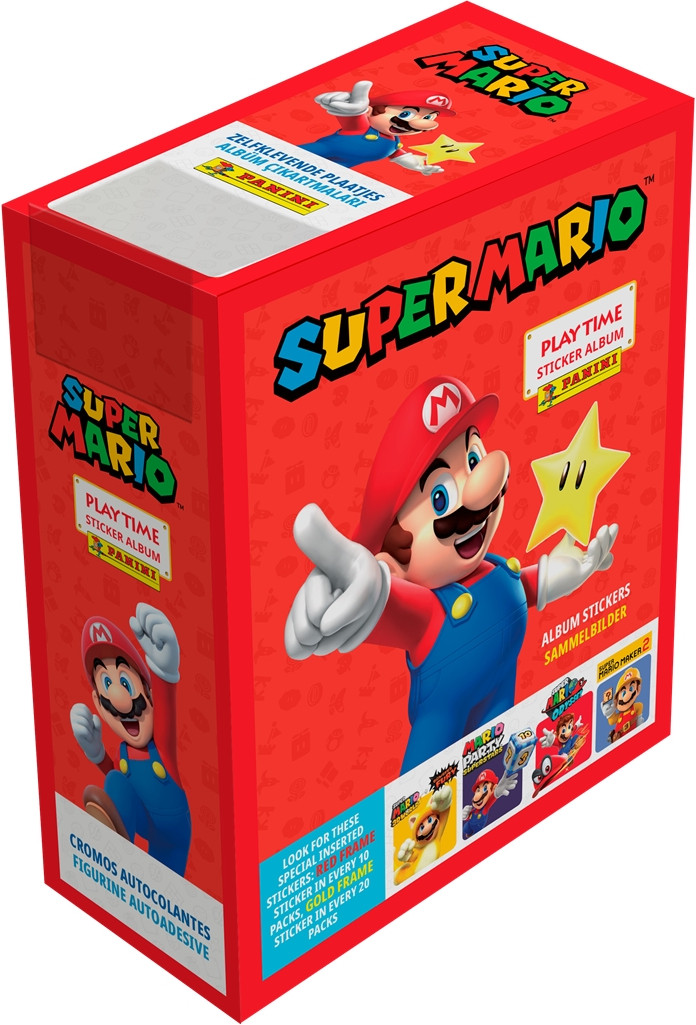 Super Mario Sticker Collection Sealed Box (36 Packs)