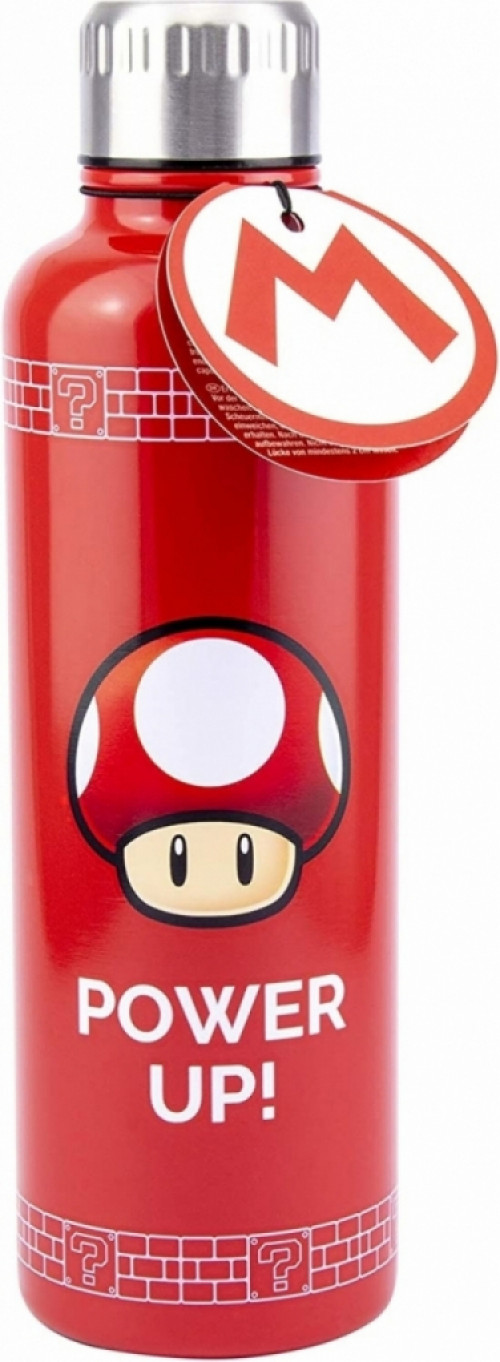 Super Mario - Power Up Metal Water Bottle
