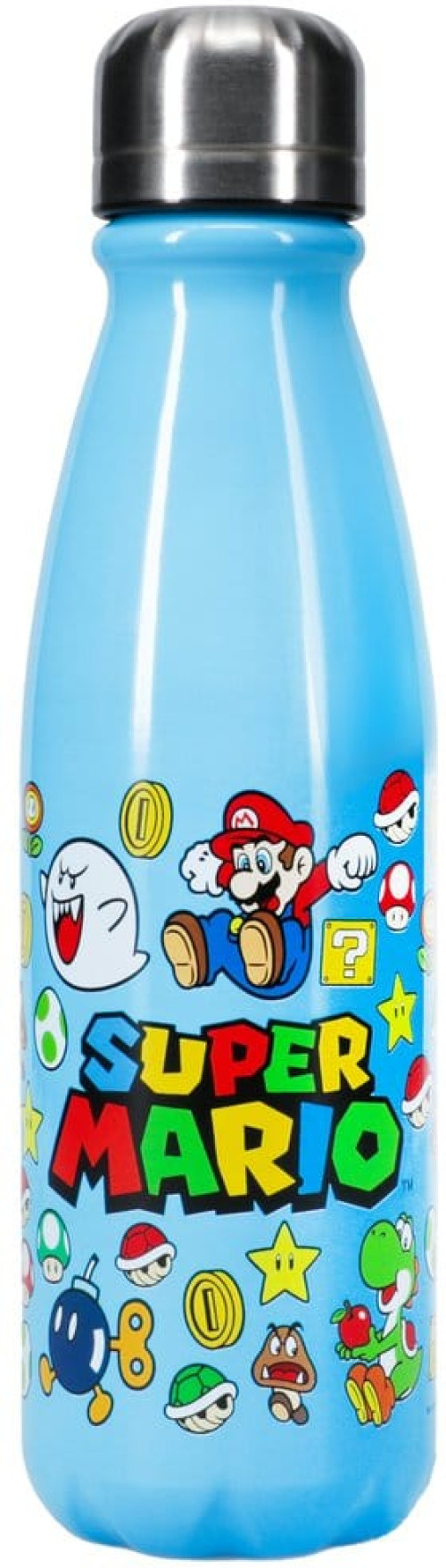 Super Mario - Aluminium Water Bottle (Blue)