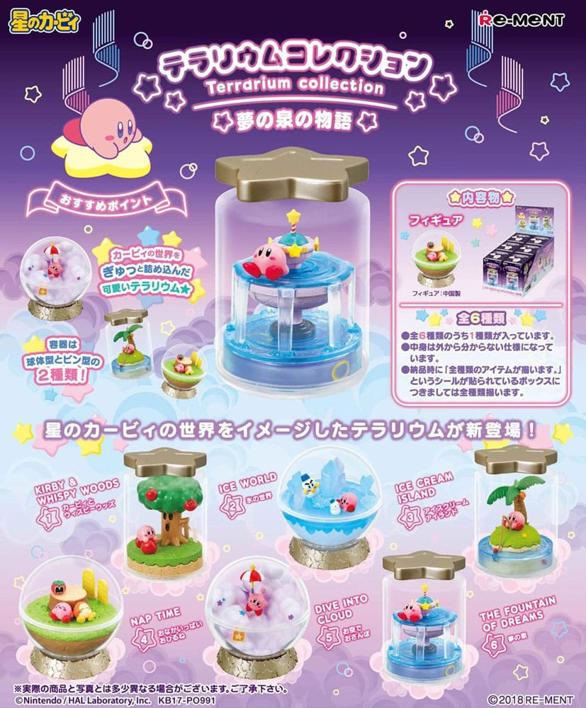 Kirby - Terrarium Collection 1 - Blind Box (6 figures) afbeelding