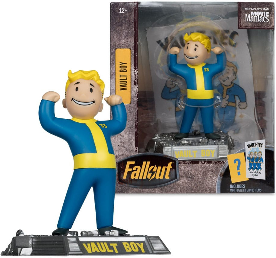 Fallout Movie Maniacs Statue - Vault Boy Ver. 1 afbeelding