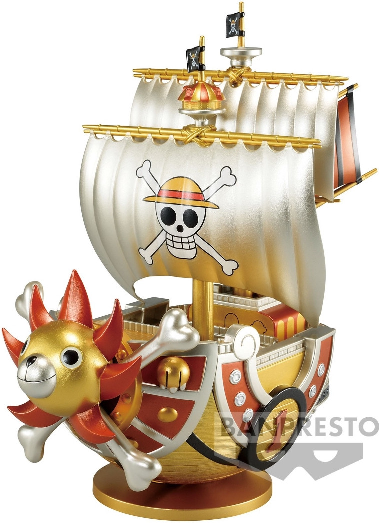 One Piece Thousand Sunny Gold Color figure 19cm - Special Edition Color Gold - Mega World Collectable