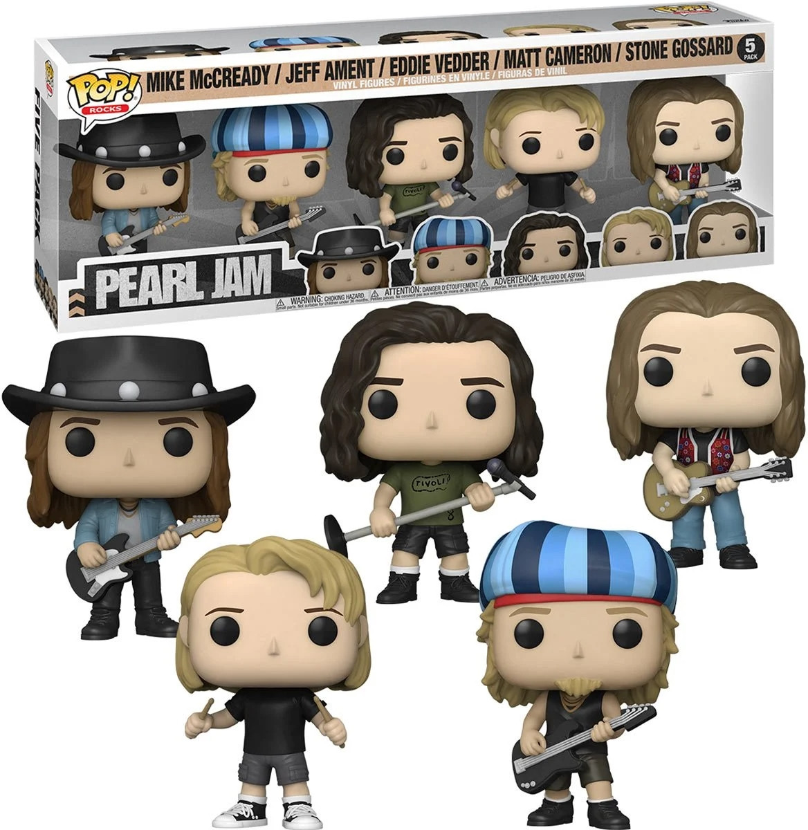 Pearl Jam Pop Vinyl 5-Pack