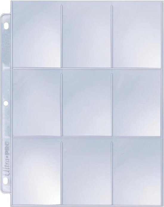 Ultra Pro - Silver Series 9-Pocket Pages (10 stuks)
