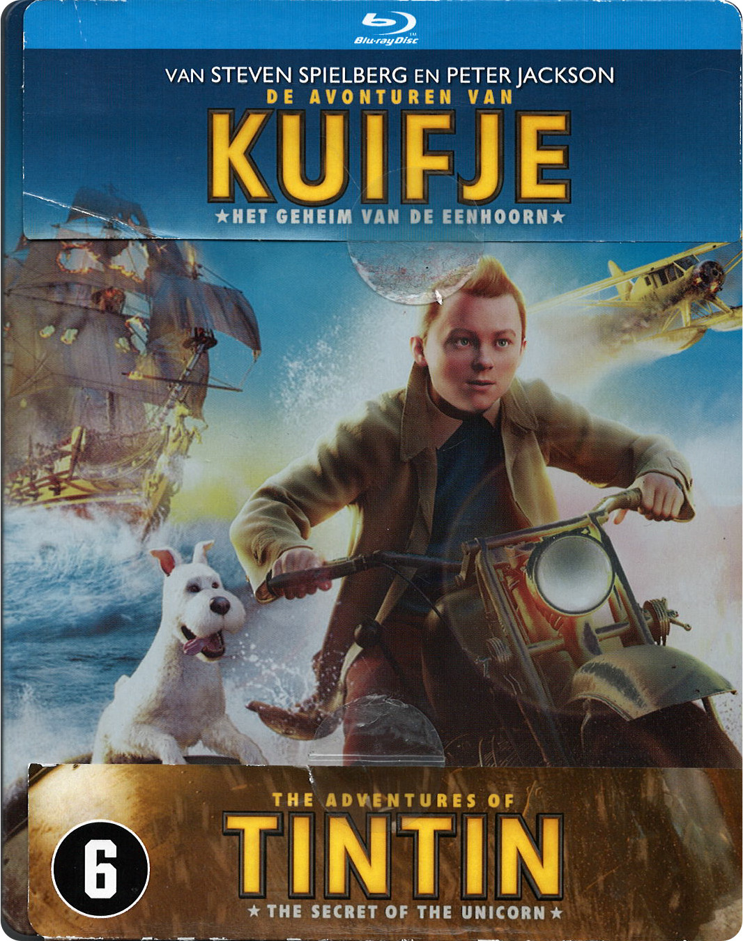 Image of De Avonturen Van Kuifje: Het Geheim Van De Eenhoorn (steelbook)