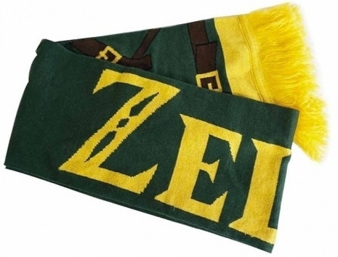 Zelda - Link's Knitted Scarf with printed Straps