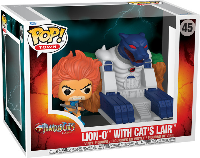 Thundercats Funko Pop Town Vinyl: Lion-O with Cat's Lair afbeelding