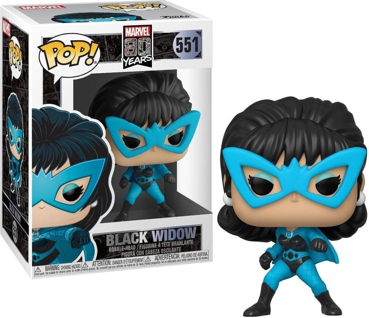 Marvel 80 Years Pop Vinyl Black Widow