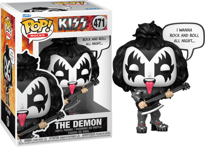 Kiss Funko Pop Vinyl: The Demon (Rock and Roll All Night...) afbeelding
