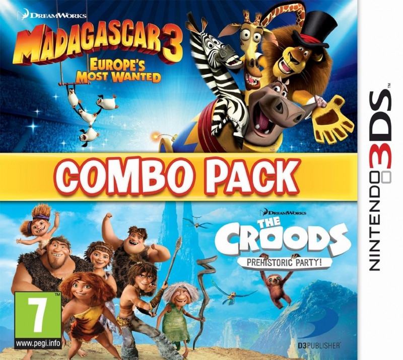 Dreamworks Madagascar 3 The Croods Combo Pack dreamworks kopen in de aanbieding