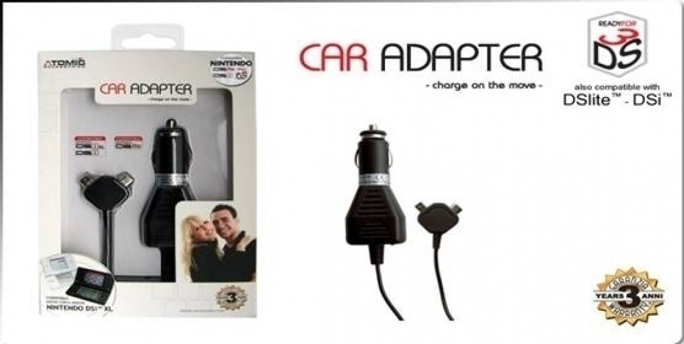 Car Adaptor DS Lite/DSi/3DS (Atomic) afbeelding