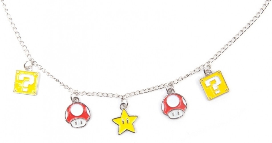 Image of Nintendo - Mushroom, Question Mark, and Super Star Necklace