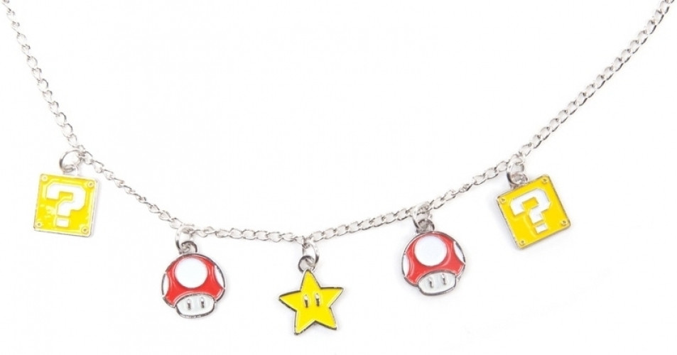 Nintendo - Mushroom, Question Mark, and Super Star Necklace