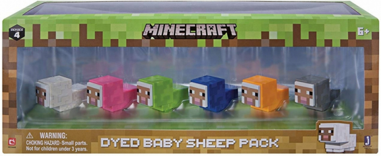 Minecraft - Dyed Baby Sheep Figure Pack