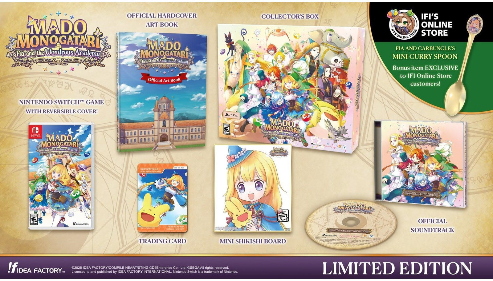 Mado Monogatari: Fia and the Wondrous Academy Limited Edition