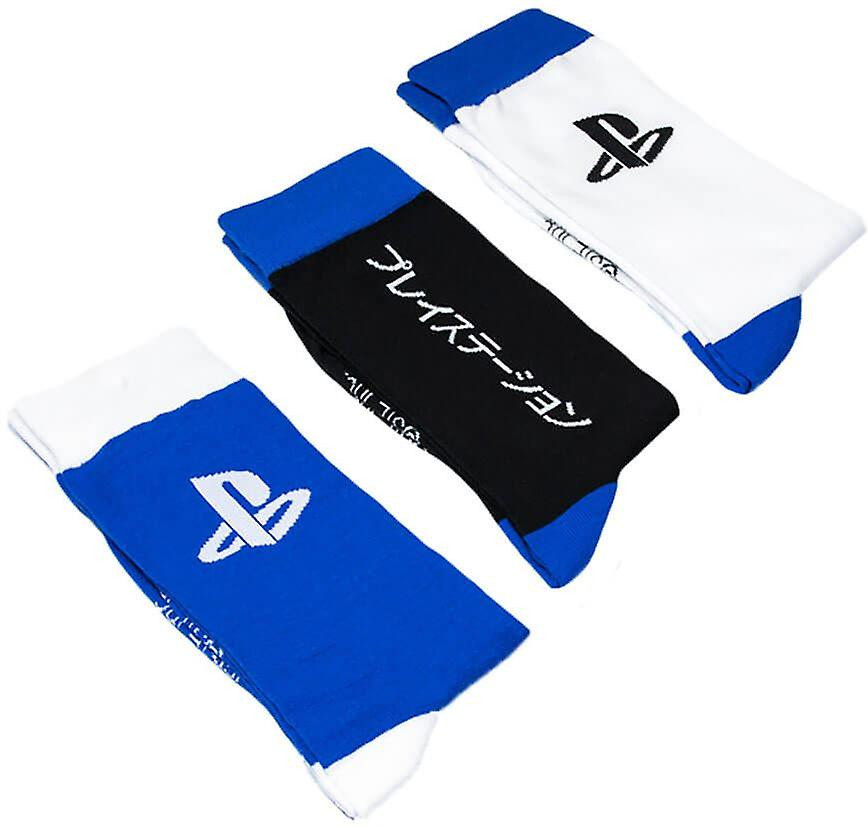 Playstation - PlayStation Logo Socks 3-Pack afbeelding