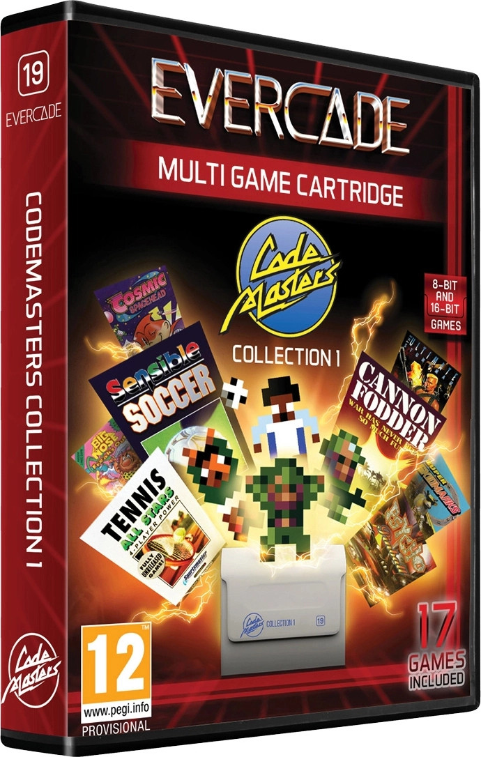Evercade - Codemasters cartridge 1 - 17 games