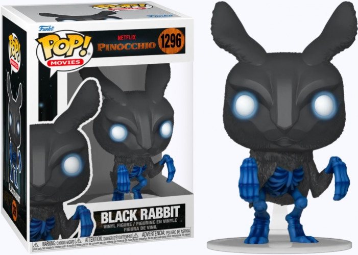 Netflix Pinocchio Funko Pop Vinyl: Black Rabbit afbeelding