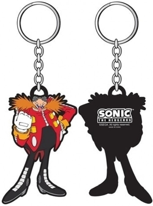 Image of Dr. Eggman Rubber Keychain