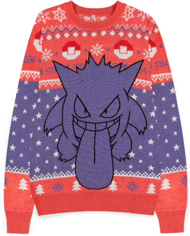 Pokémon - Gengar Kerst Trui - X-Large