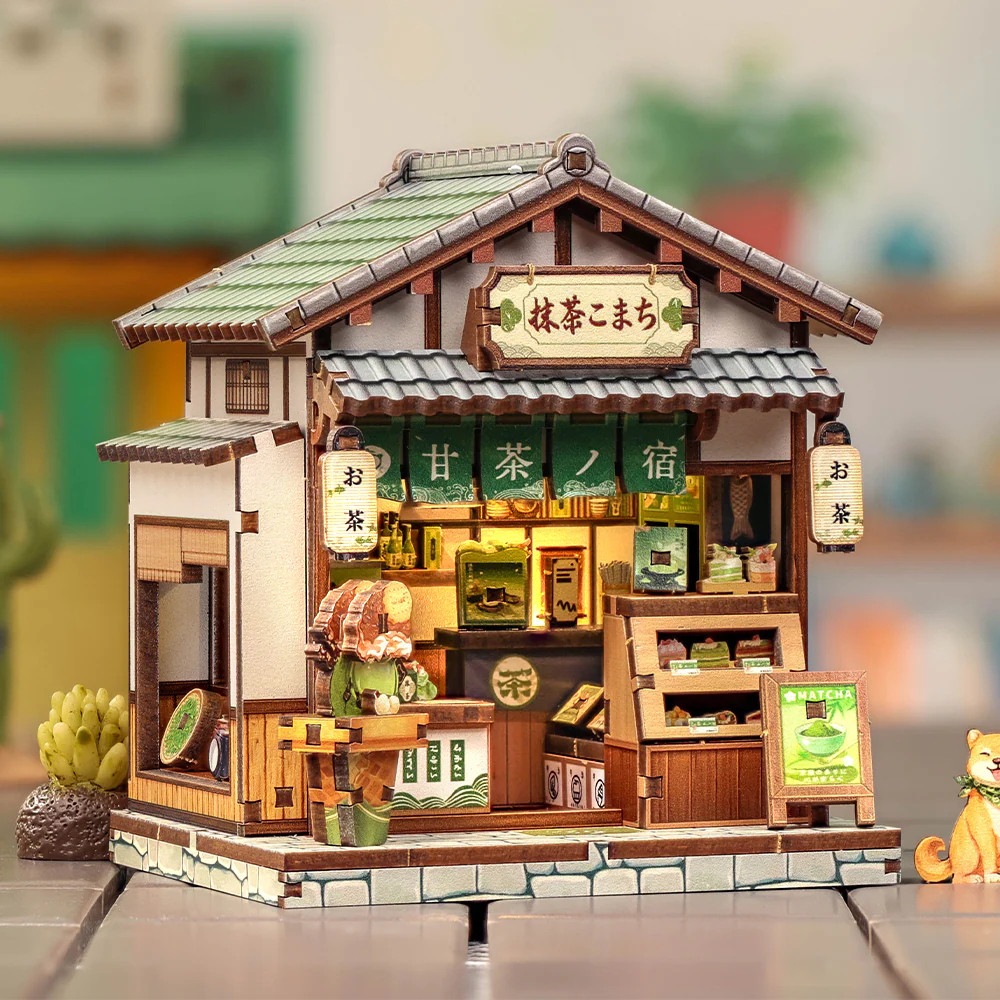 Miniature House Model Kit - Kyoto Matcha Cottage