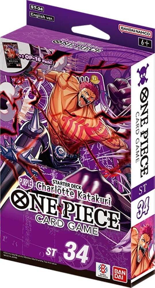 Bandai One Piece TCG - Starter Deck ST34 Charlotte Katakuri (Purple)
