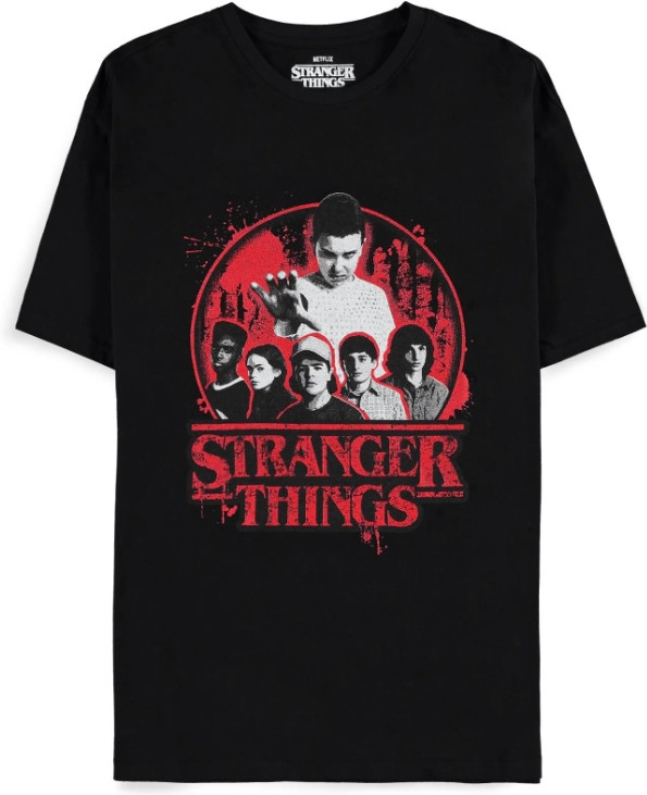 Stranger Things - Group - Men's Short Sleeved T-shirt afbeelding